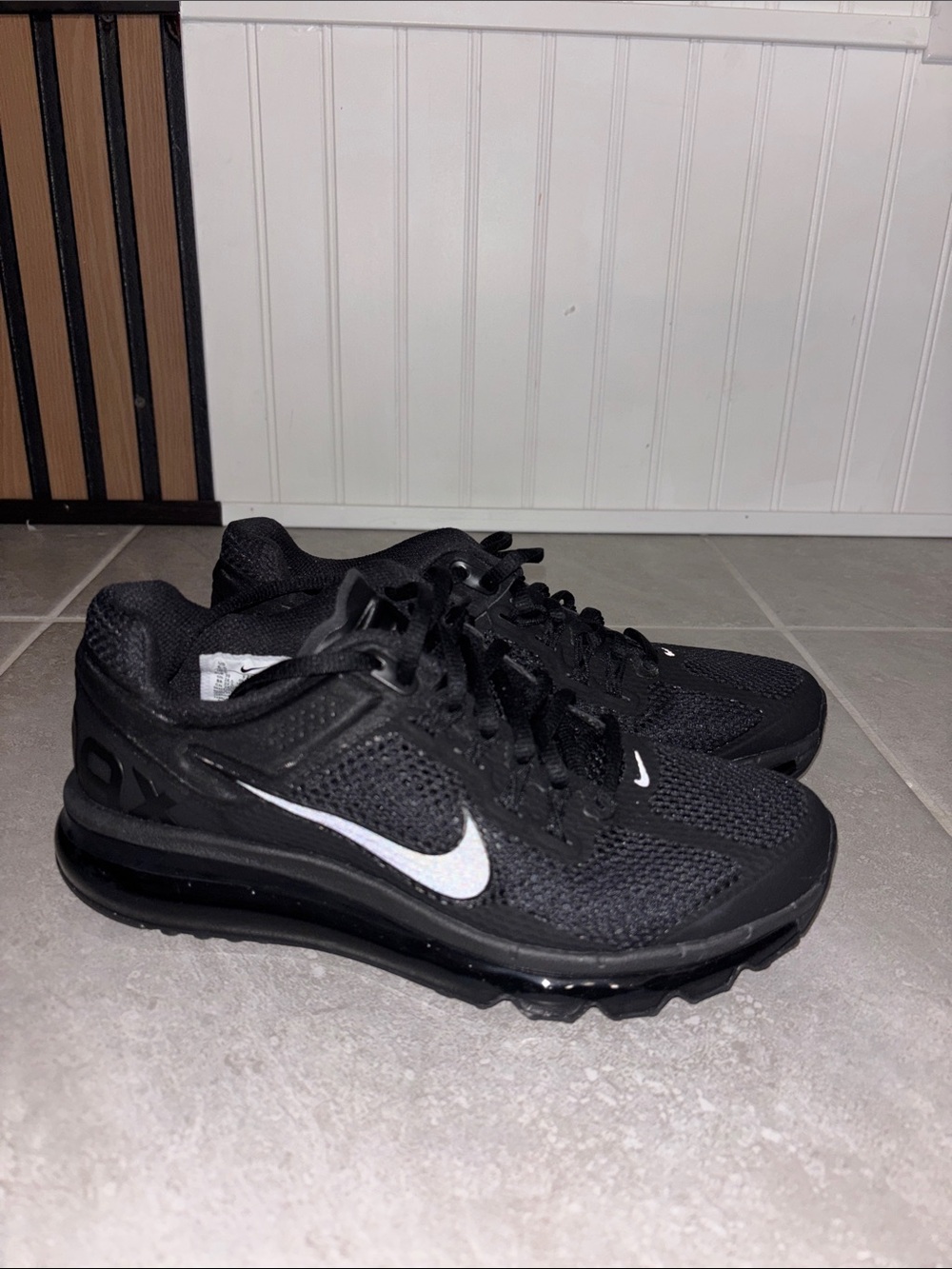 Nike Air MAX 2013, Sneaker Men, Black/White, 6.5 U.S